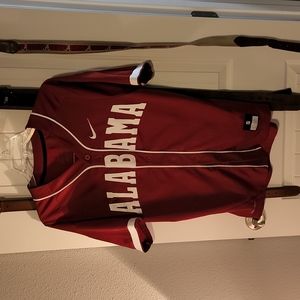 Alabama Baseball Jersey - Crimson Nike Dry Fit.